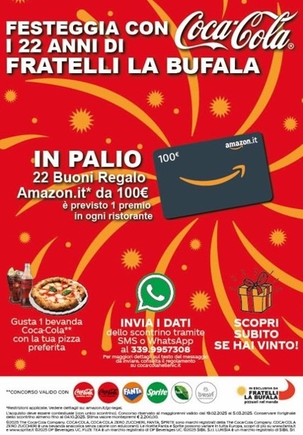 FESTEGGIA CON COCA-COLA I 22 ANNI DI FRATELLI LA BUFALA !