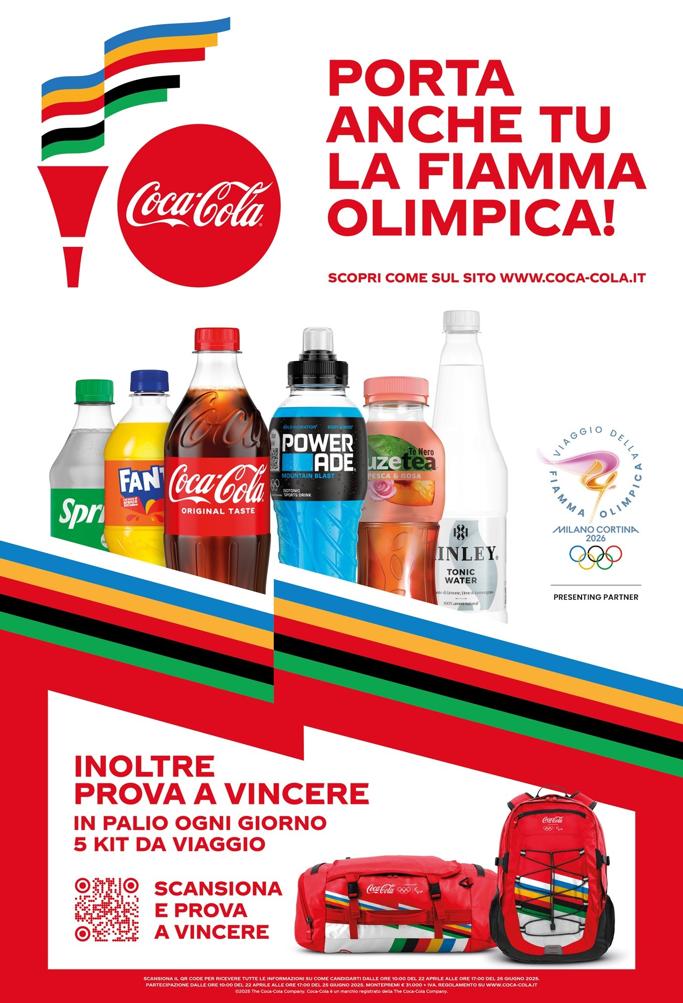 PORTA ANCHE TU LA FIAMMA OLIMPICA CON COCA-COLA !