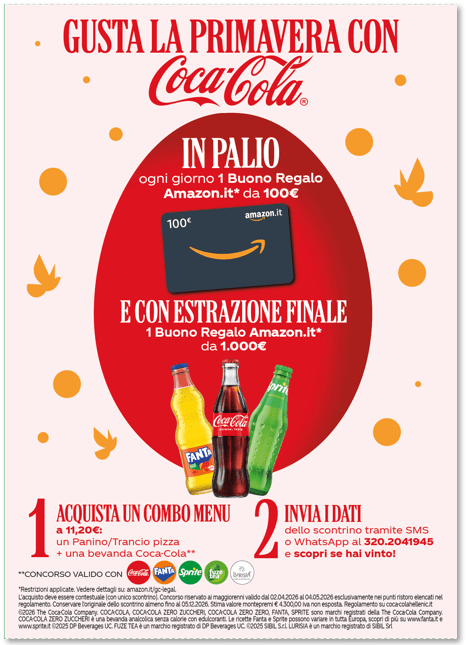 GUSTA LA PRIMAVERA CON COCA-COLA E MYCHEF !