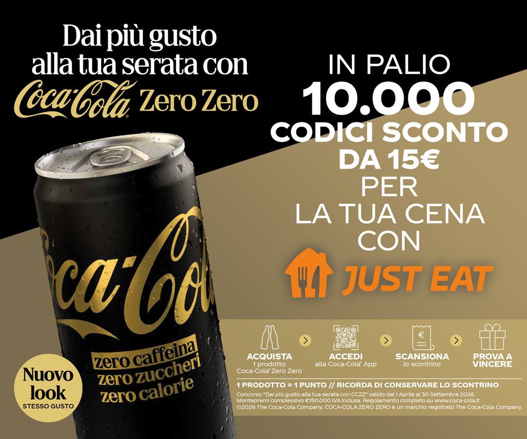 Dai più gusto alla tua serata con Coca-Cola Zero Zero
