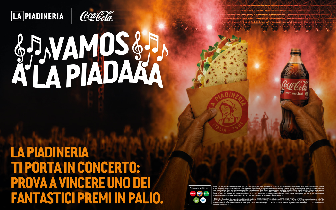 VAMOS A LA PIADAAA CON COCA-COLA E LA PIADINERIA !